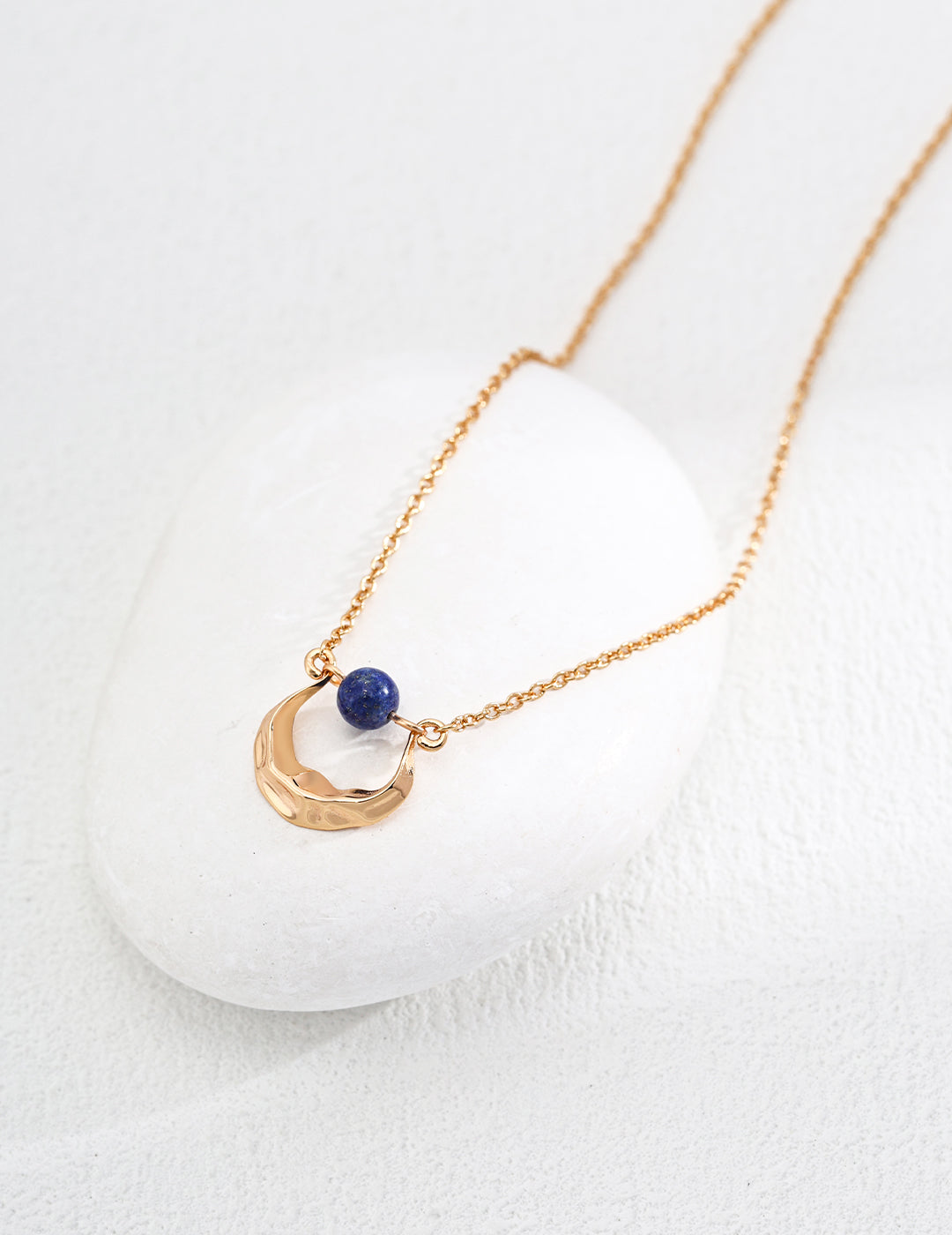 Lila 18K Gold Lapis Necklace